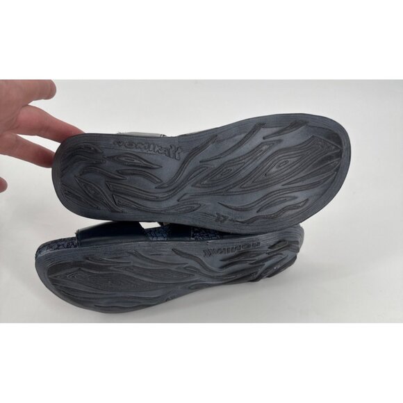 Romika Womens Sandal Strappy Wedge Navy Blue Fidschi 54 Size 37 6 6.5 New - Picture 11 of 13